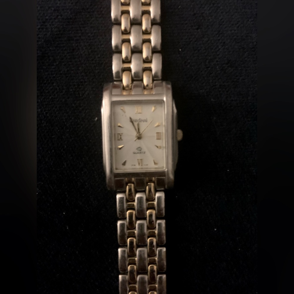 Cardinal Silver and Gold Ladies Watch